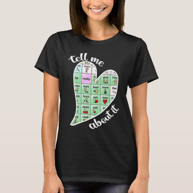 Wörter des Heart Speech Language Pathologen sind w T-Shirt (Vorderseite)