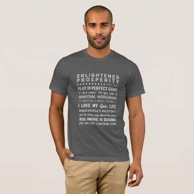 Wörter des Klugheits-Kleides T-Shirt (Vorne ganz)