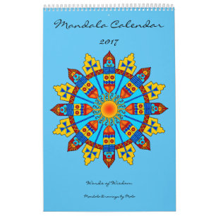 Wörter des Mandala-Kalender-2017 von Klugheit Kalender