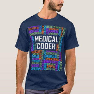 Wörter des medizinischen Coder T-Shirt