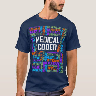 Wörter des medizinischen Coder T-Shirt