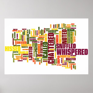 Wörter, die anstelle des genannten Klassenzimmers  Poster