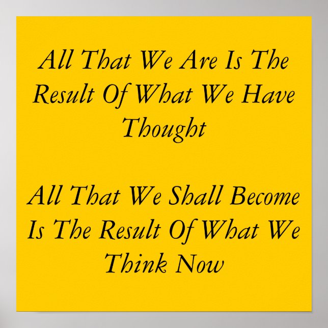 Wörter, die durch das Meditaton-Poster zu leben si Poster (Vorne)