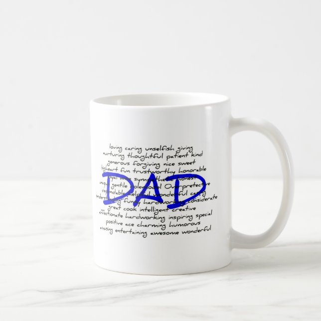 Wörter für den Vater Kaffeetasse (Rechts)