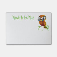 Wörter für den Wise Owl-Cartoon