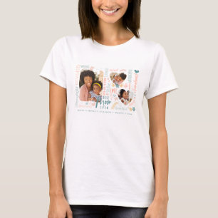 Wörter für die beste Mama je FotoCollage T-Shirt