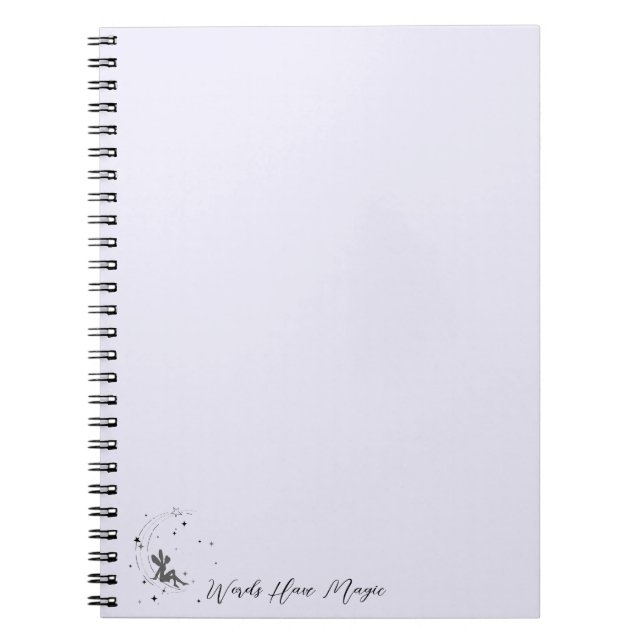 Wörter haben ein magisches Notebook Notizblock (Vorderseite)