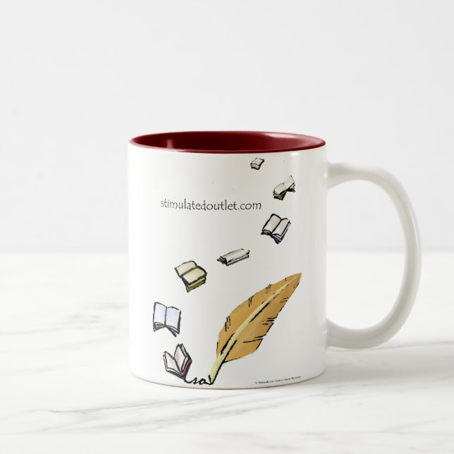 Wörter in Flug Zweiton Tasse (Rechts)