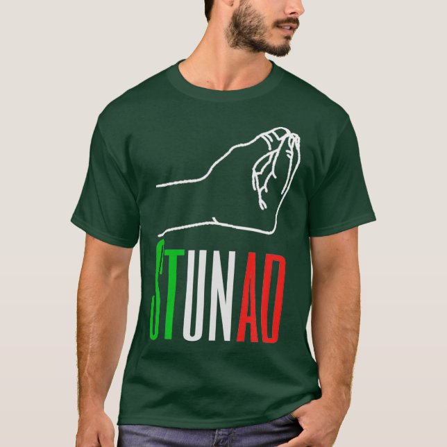 Wörter in italienischer Stunad Italienisch Funny I T-Shirt (Vorderseite)