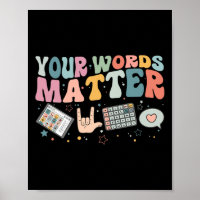 Wörter Matter Speech Therapy Language Pathologe