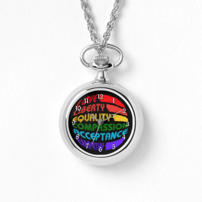 Wörter, mit denen man leben soll armbanduhr (Vorderseite)