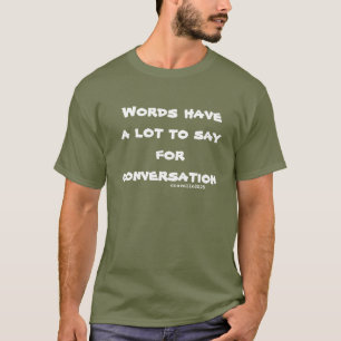 Wörter T-Shirt