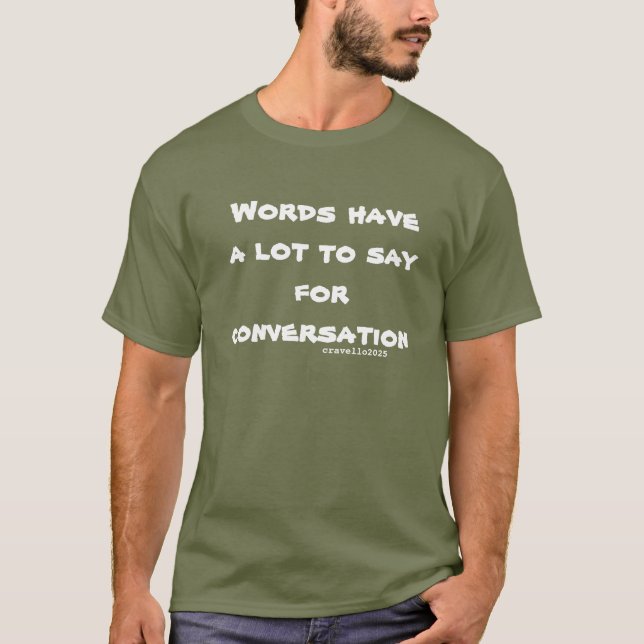 Wörter T-Shirt (Vorderseite)