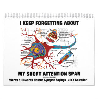Wörter u. Unwords Neuron-Synapse-Redewendungen Kalender