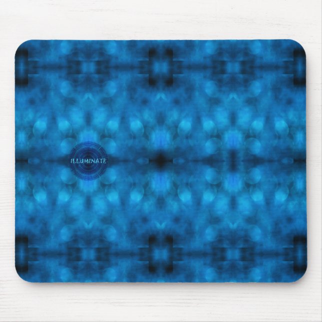 Wörter, zum vorbei zu leben: "BELICHTEN Sie" Mousepad (Vorne)