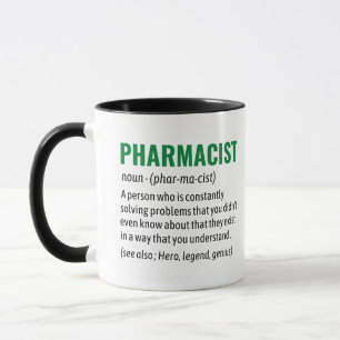 Wörterbuch der Funny Pharmacist Definition, Pharma Tasse