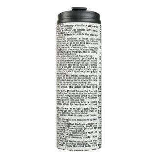 Wörterbuch drucken thermosbecher