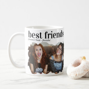 Wörterbuch-Foto für niedliche Freunde und BESTE FR Kaffeetasse