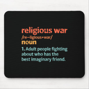 Wörterbuch Sarcastic Definition Religious War Defi Mousepad