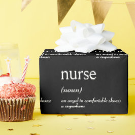 Wörterbuchdefinition einer KRAKENPFLEGEKRANKENSCHW Geschenkpapier