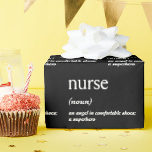 Wörterbuchdefinition einer KRAKENPFLEGEKRANKENSCHW Geschenkpapier