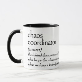 Wörterbuchdefinition für CHAOS-KOORDINATOR Tasse