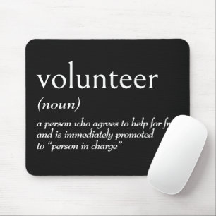 Wörterbuchdefinition für FREIWILLIGER Mousepad