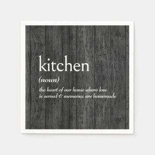 Wörterbuchdefinition für KÜCHE Serviette
