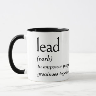 Wörterbuchdefinition für LEAD Tasse