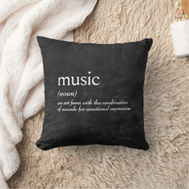 Wörterbuchdefinition für MUSIK Kissen