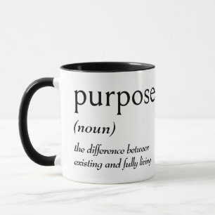 Wörterbuchdefinition für ZWECK Tasse