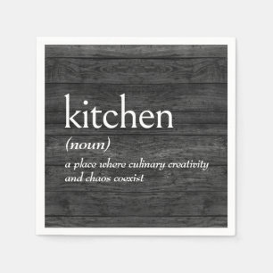 Wörterbuchdefinition KITCHEN Serviette