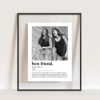 Wörterbuchdefinition mit Foto für den besten Freun