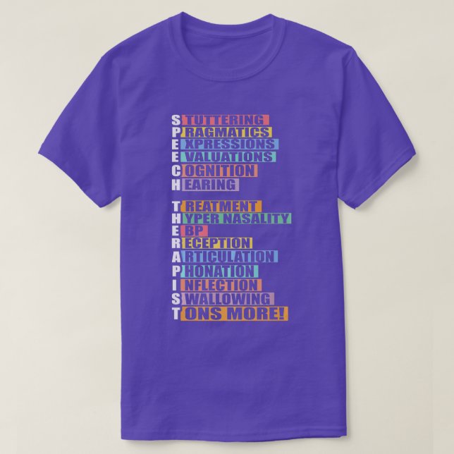 Wörterbuchsprecher T-Shirt (Design vorne)