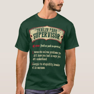 Wörterbuchwörterbuch für den Anhängerpark Supe T-Shirt