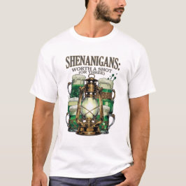 Worth a Shot Lantern Toast Grafik T-Shirt