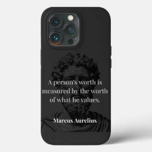 Worth definieren: Marcus Aurelius auf Werten Case-Mate iPhone Hülle