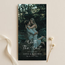 Worth the Wait | Delayed Wedding Elegant Photo