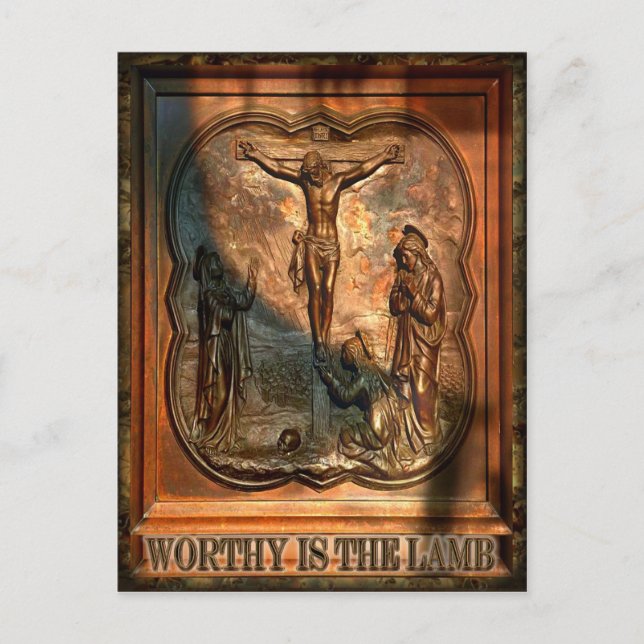 Worthy ist die Lamb-Postkarte Postkarte (Vorderseite)