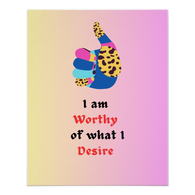 Worthy Poster (Vorderseite)