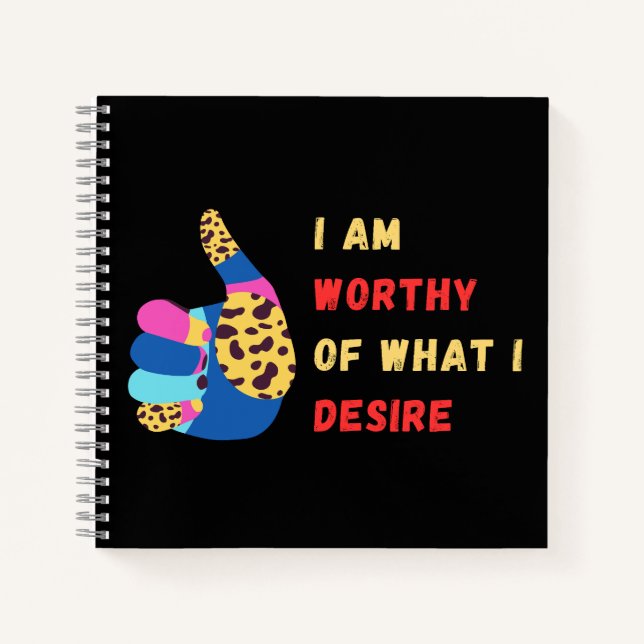 Worthy Spiral Notebook Notizbuch (Vorderseite)