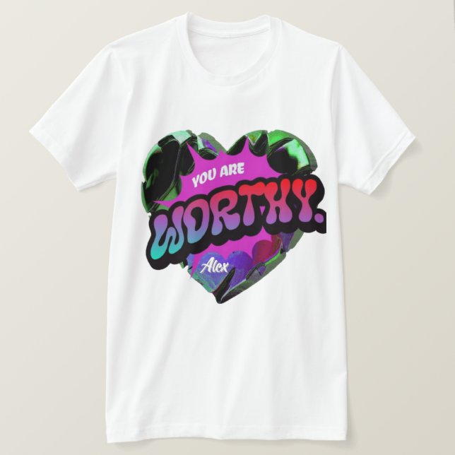 Worthy T - Shirt - Ermächtigung zur Selbstständigk (Design vorne)