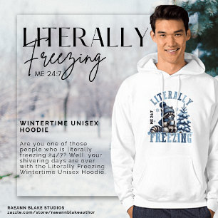 Wörtlich Eiskalte Winter Unisex Kapuzenjacke Hoodie