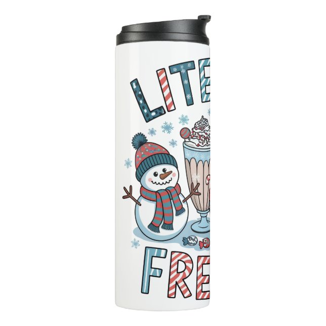 wörtlich Freezing Thermosbecher (Nach links gedreht)