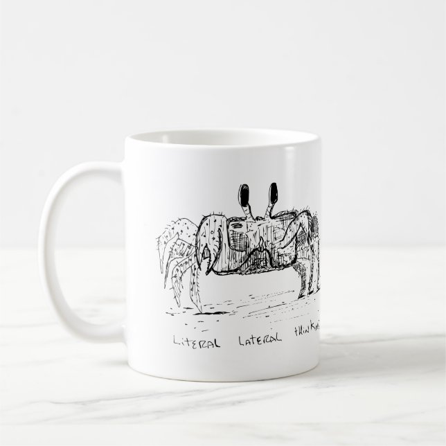 Wörtliches Laterales Denken Kaffeetasse (Links)