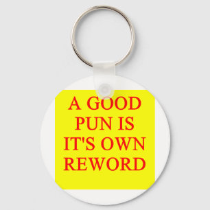 Wortspiel auf Wortspielen Schlüsselanhänger