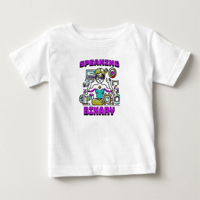Wortspiel Baby T-shirt (Vorderseite)