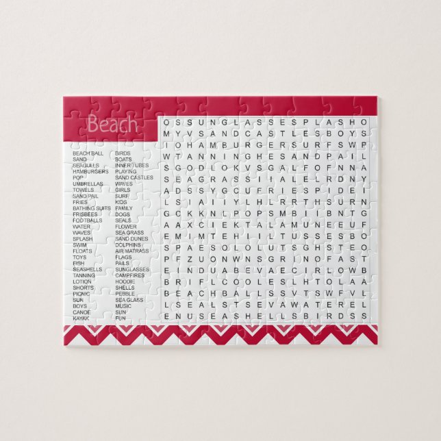 Wortspiel-Rätsel Puzzle (Horizontal)