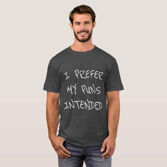 WORTSPIELE BEABSICHTIGT T-Shirt (Vorne ganz)