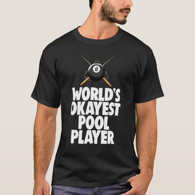 Wortspiele in Token Billiard Player T-Shirt Männer (Vorderseite)